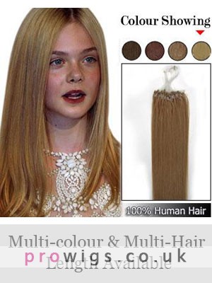 18" 100% Micro Loop Human Hair Extensions
