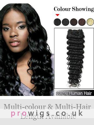 Deep Wave Indian Remy Weft Extensions