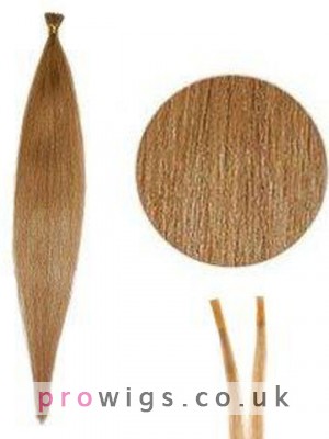 Silky Straight Stick/I Tip Hair Extensions
