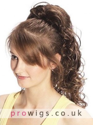 Pony Curl Clip In Hairpiece