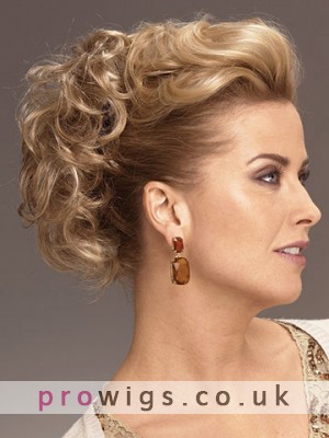 Updo Curls Synthetic Clip In Hairpieces
