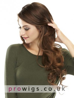 Long Human Hair Clip In Fringe