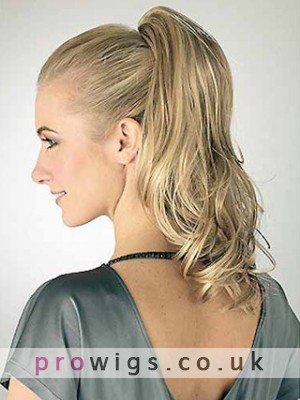 14" Wavy With Claw-Clip Attachment Synthetic Ponytail