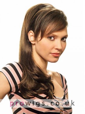 Long Wavy With Claw Clip Synthetic Ponytail