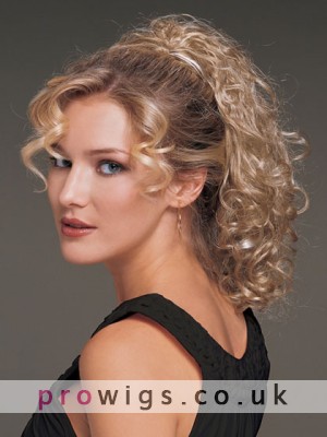 Long Curly Synthetic Claw Clip Ponytail