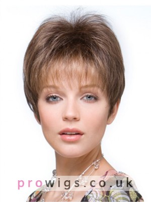 Short Slightly Top Piece Wig