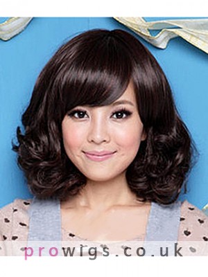 High Quality Lovely Medium Curly Synthetic Hair