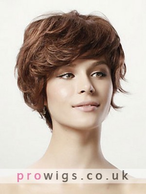 100% Human Hair Short Capless Curly Wig