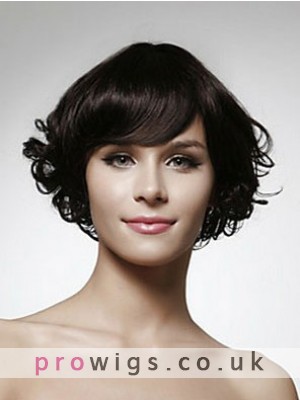 Natural Curly Capless Human Hair Wig