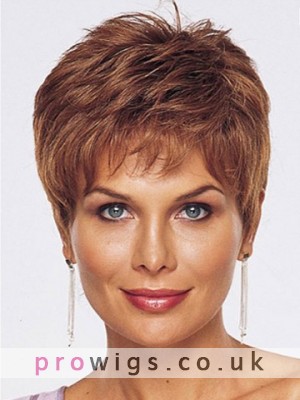 Short Hand Tied Lace Front Human Hair Wig