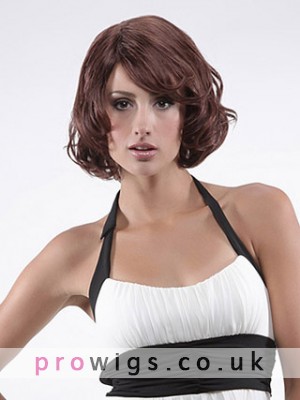 8" Curly Lace Front Human Hair Wig