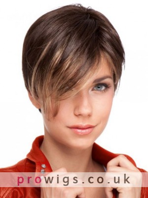 Short Lace Front With Mono Top Human Hair Wig