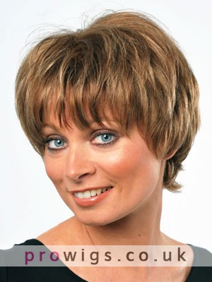 Short Full Lace Human Hair Straight Wig