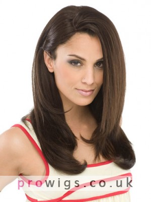 Long Luxurious Synthetic Capless Straight Wig