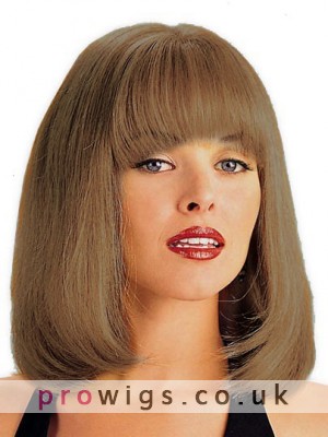 Chic Length Lace Front Human Hair Wig