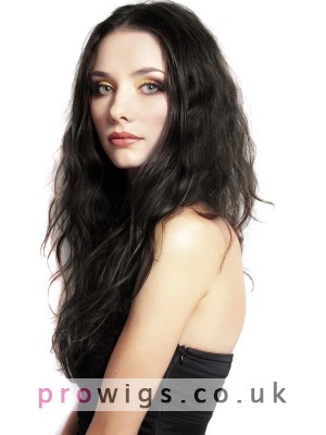 New Style Long Wavy Human Hair Wig For Women