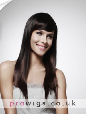 Long Capless Straight Remy Human Hair Wig