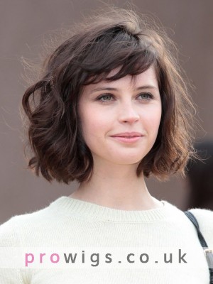 Lace Front Graceful Bob Hairstyle Straight Human Hair