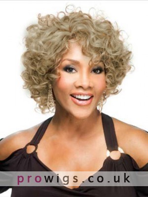 Spiral-Curled Bob Human Hair Wig