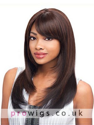 Long Layers Natural Straight Synthetic Capless Wig
