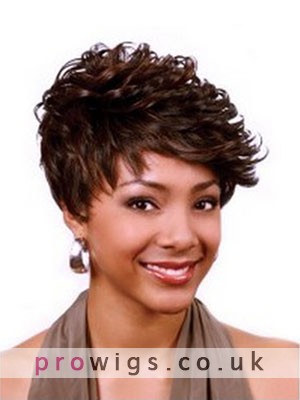 Short Synthetic Capless Wig