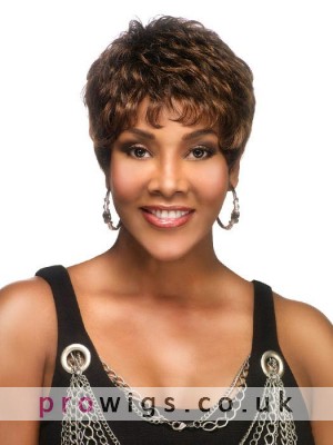 Short Boy Cut Synthetic Lace Front Wig