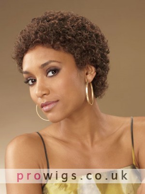 Classic Curly Short Synthetic Capless Wig