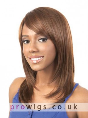 Natural Straight Long Synthetic Capless Wig