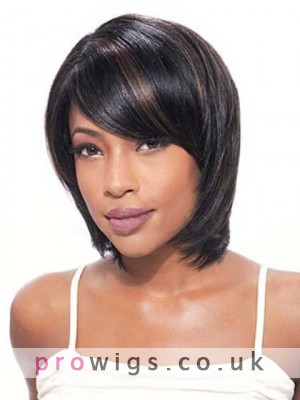 Pretty Simple Tailored Short Straight Lace Front Wig