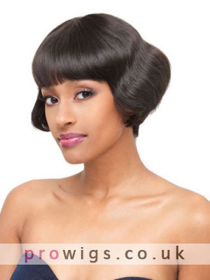 Short Straight Lace Front Human Hair Wigs