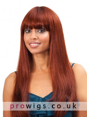 Extra Long Straight Synthetic Wig For Black Women