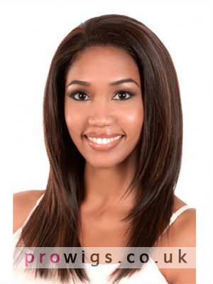 Natural Looking Straight Lace Front Synthetic Wig
