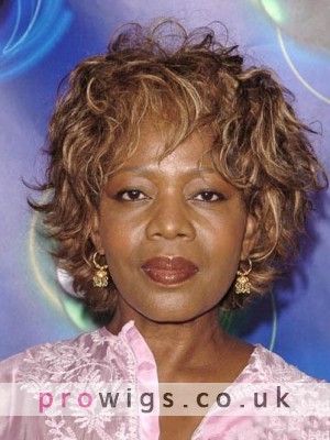 Cute Short Curly African American Lace Wigs For Women
