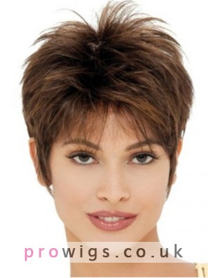 Short Length With Closout Style Synthetic Wig
