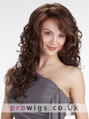 Lace Front Long Luscious Curls Synthetic Wig
