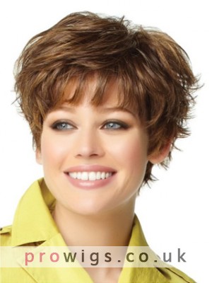 4 Short Layered Capless Synthetic Wig