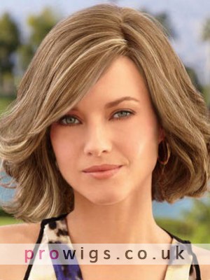 Medium Wavy Lace Front Synthetic Wig