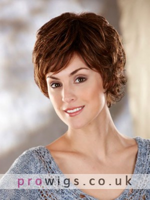 Loosely Waved Layers Short Synthetic Wig