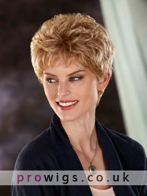 Classic Slightly Waves Short Synthetic Wig