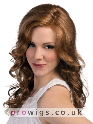 Long Lace Front Synthetic Wig With Spiral Wavy