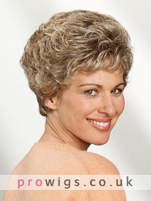 Short Wavy Capless Synthetic Wig