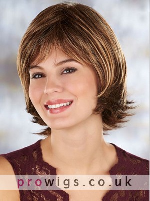  Hot Sell Short Synthetic Capless Wavy Wig