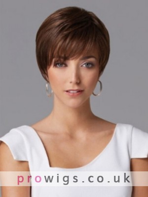 Beautiful Short Capless Straight Synthetic Wig