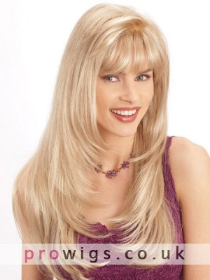 Long Synthetic Hair Subtle Layers Style With Romantic Appeal