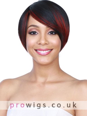 Synthetic Straight Capless Wig