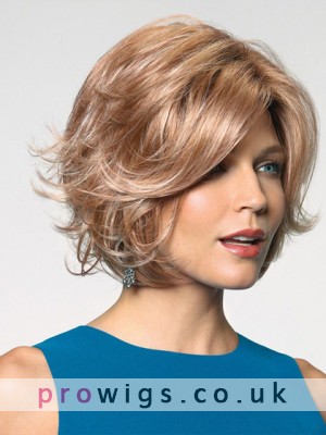 Fashion Short Capless Synthetic Wig With  