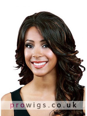 Rolling Waves Premium Fiber Lace Front Wig