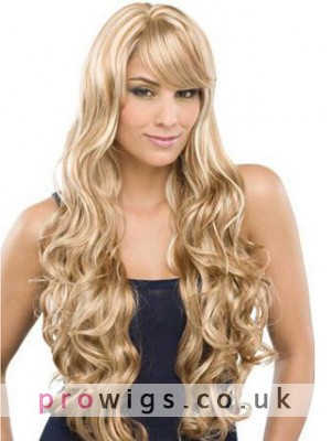 26" Water Wavy Remy Human Hair Full Lace Wig