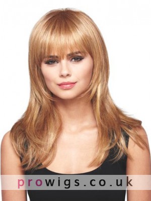 Lace Front With Full Bangs Lovely Long Wig