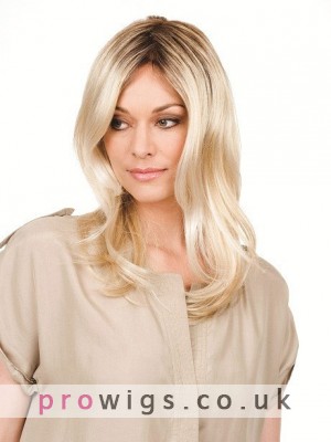 Hand-Tied Lace Front Long Wavy Wig